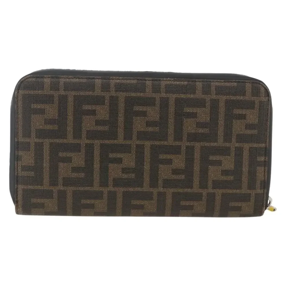 Fendi Zucca Long Wallet Black